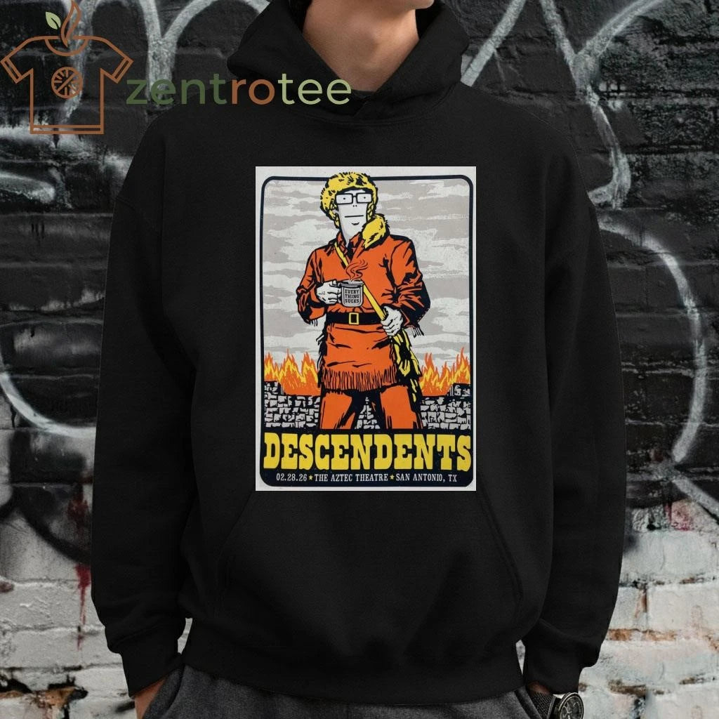 Feb 28 2026 Descendents Poster San Antonio tee