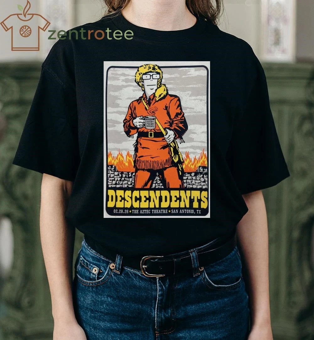 Feb 28 2026 Descendents Poster San Antonio tee