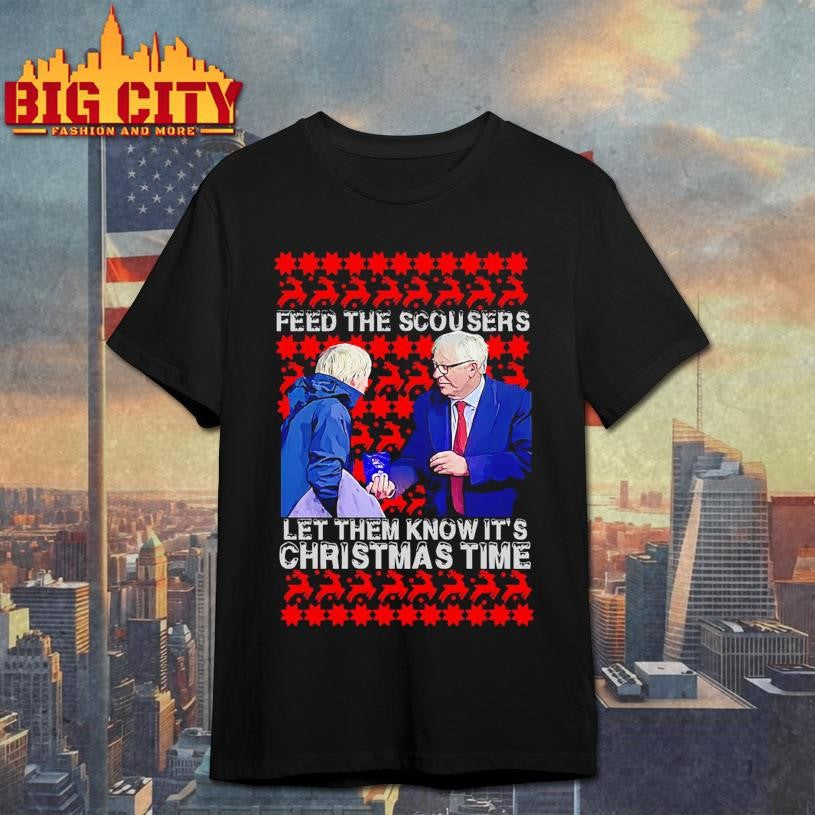 Feed The Scousers Let Them Know Its Christmas Time Merry Christmas Shirt