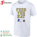 Feed the Kat New York Knicks cat fan slogan shirt