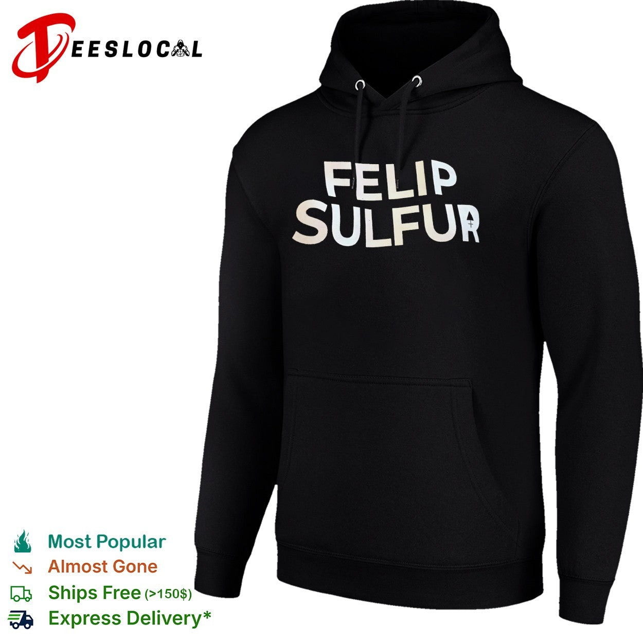 Felip Sulfur text design shirt
