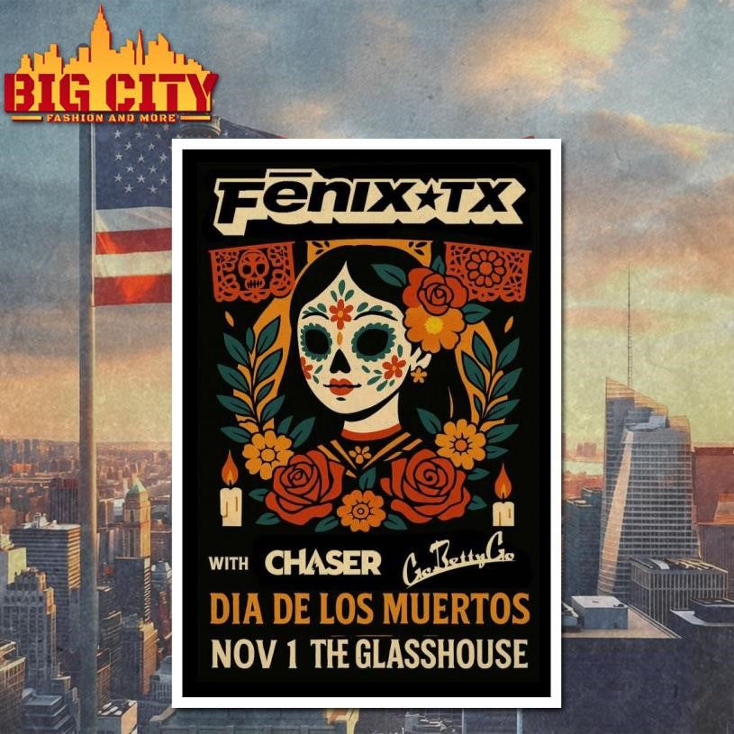 Fenix TX Tour 2025 The Glass House Pomona Poster Shirt