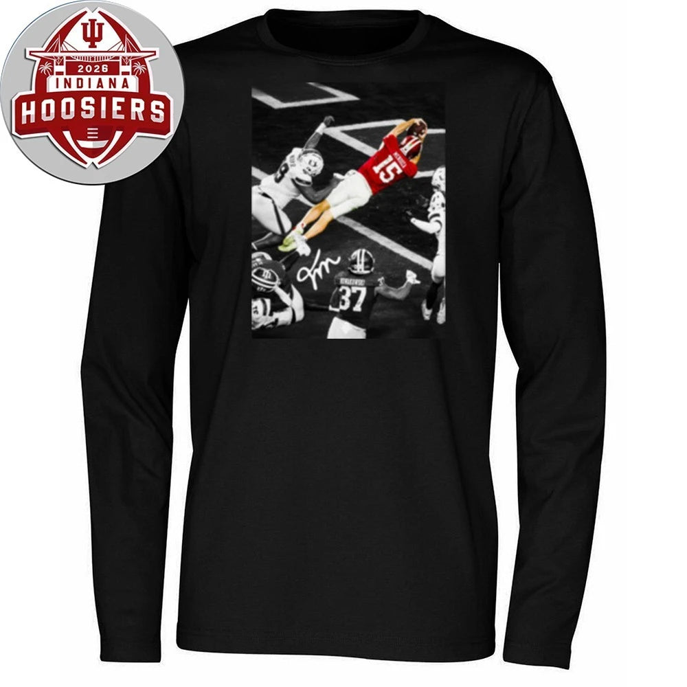 Fernando Mendoza Iconic Indiana National Champss Signature 2026 Tee Shirt