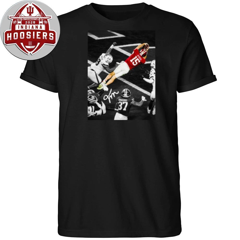 Fernando Mendoza Iconic Indiana National Champss Signature 2026 Tee Shirt