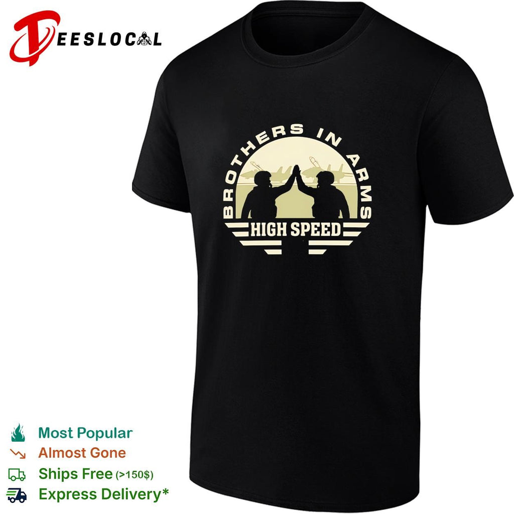 Fighter pilots military aviation high five brothers in arms high speed shirt