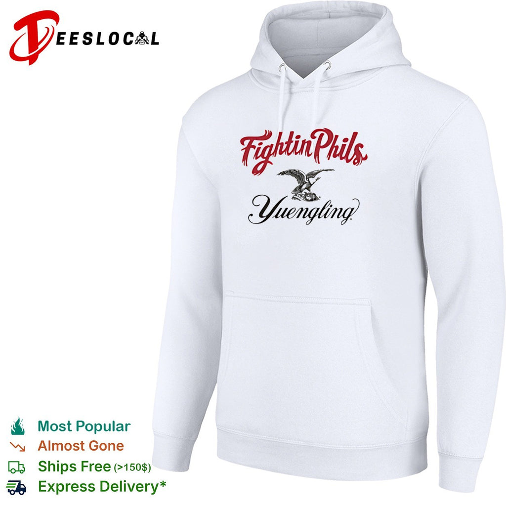 Fightin Phils Yuengling brewery eagle logo shirt