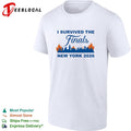 Figure walking through fire I survived the finals New York 2026 shirt