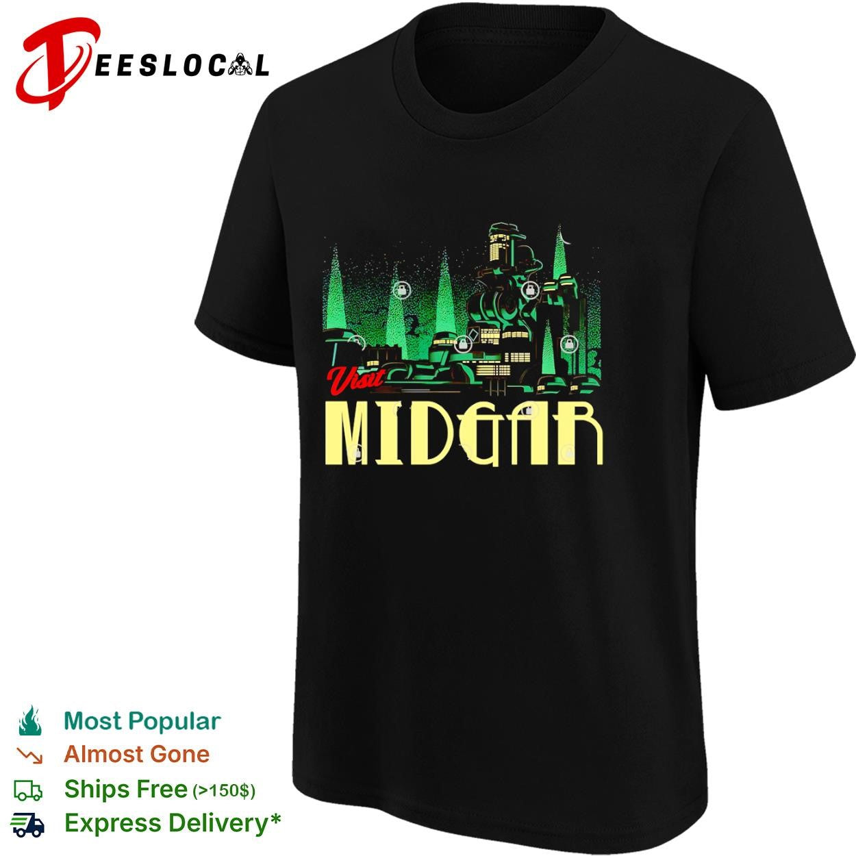 Final Fantasy Visit Midgar shirt
