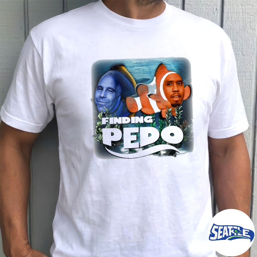 Finding Pedo Jeffrey Epstein and Sean Diddy Combs t-shirt