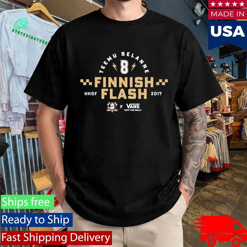 Finnish Flash Checkered Teemu Selanne Shirt
