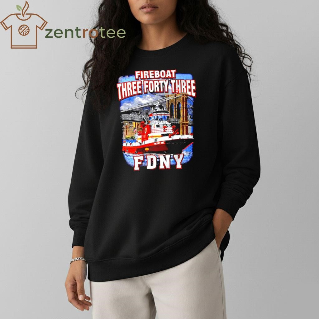 Fire Boat 343 FDNY paint shirt