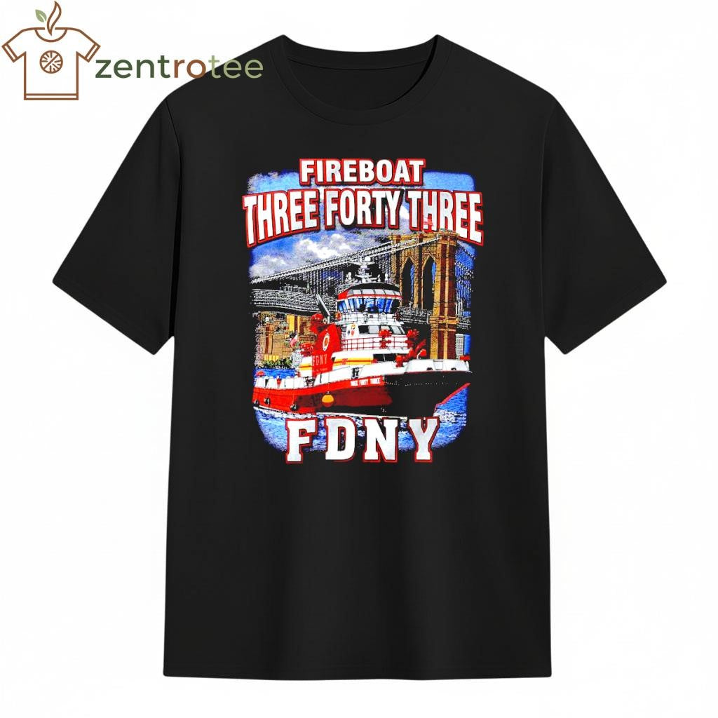 Fire Boat 343 FDNY paint shirt