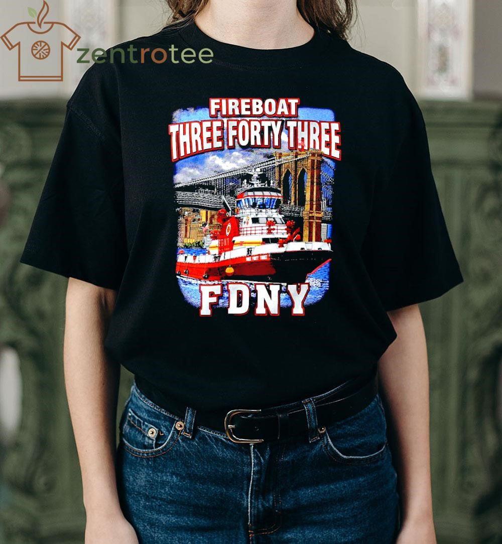 Fire Boat 343 FDNY paint shirt