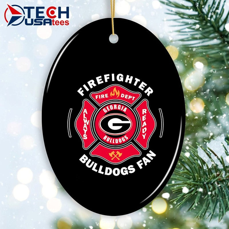 Firefighter Georgia Bulldogs Fan Pride always ready logo shirt