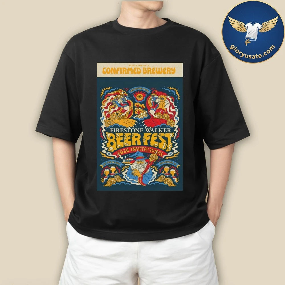 Firestone Walker Beer Fest May 30 2026 Paso Robles, CA Poster Shirt