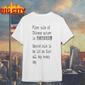 First Rule Of Chinese Autumn shirt