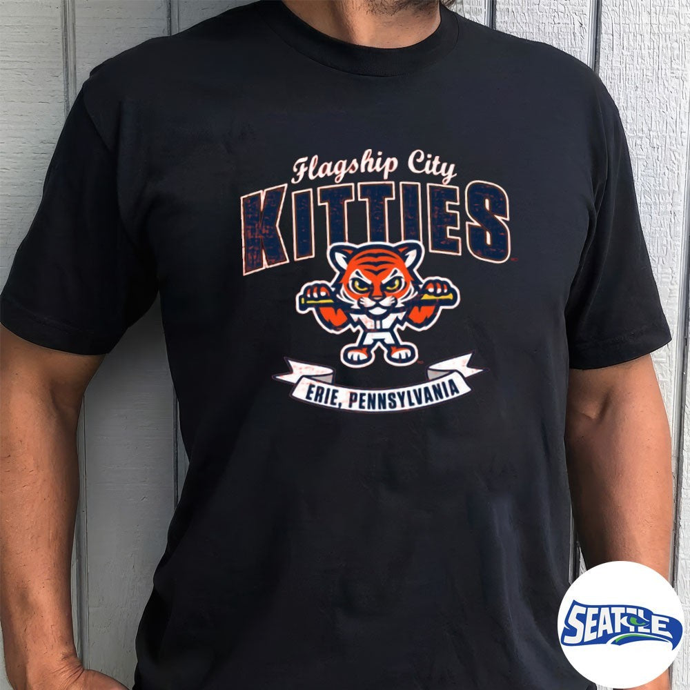Flagship City Erie SeaWolves 108 Kitties Banner shirt