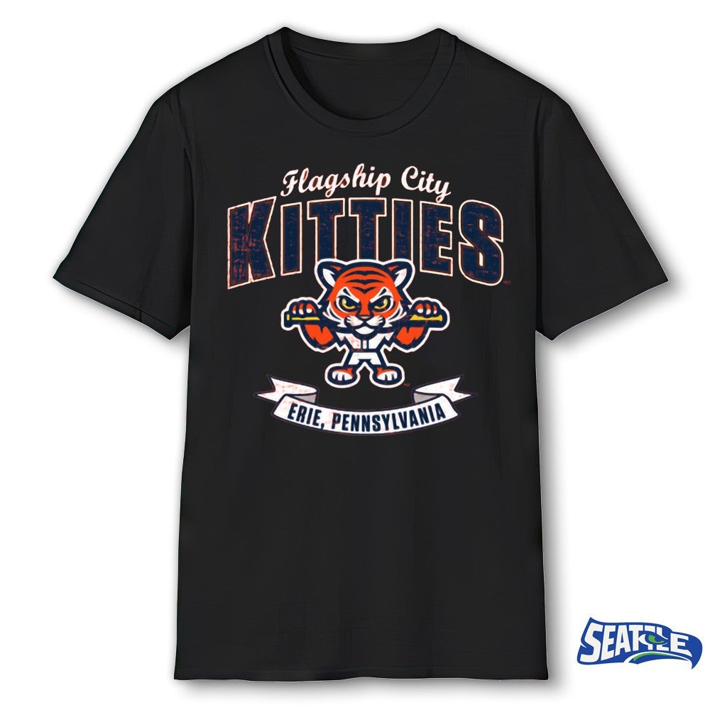 Flagship City Erie SeaWolves 108 Kitties Banner shirt