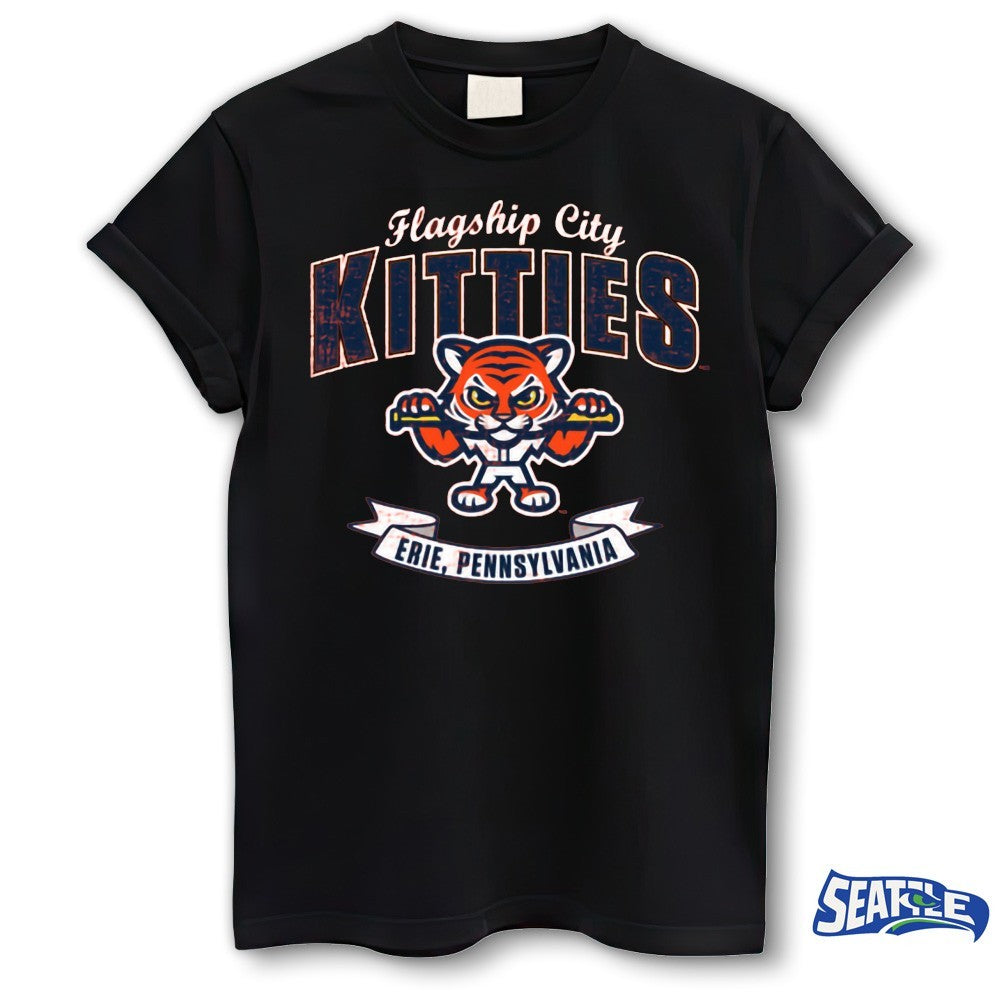 Flagship City Erie SeaWolves 108 Kitties Banner shirt