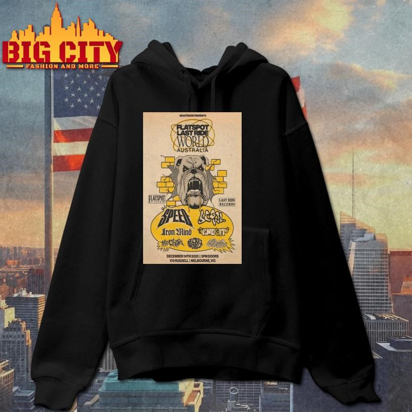 Flatspot Last Ride December 14, 2025 Melbourne, VIC Poster Shirt