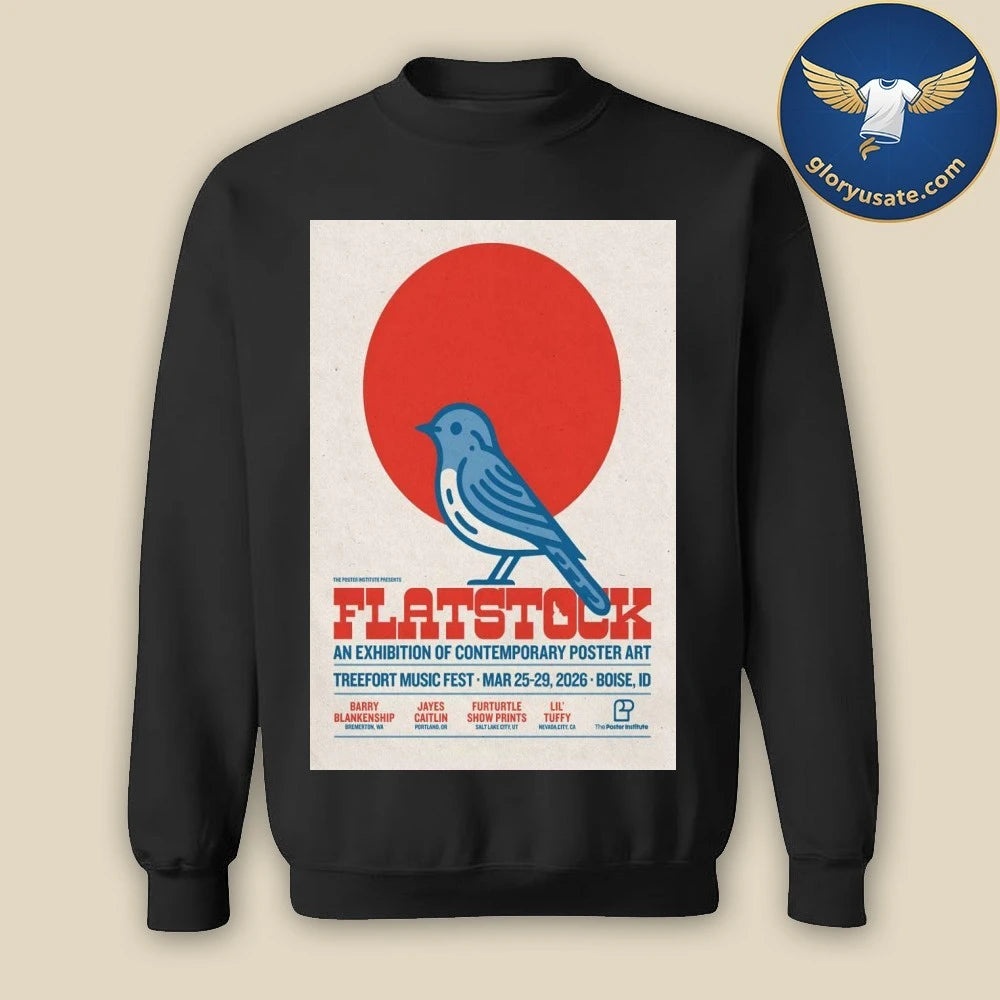 Flatstock Mar 25-29 2026 Boise ID Poster Shirt