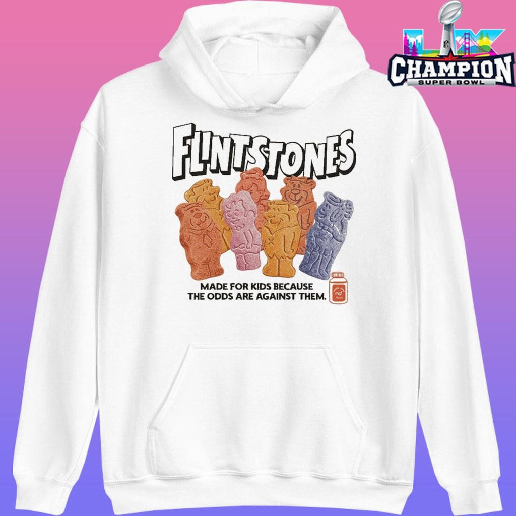 Flintstones Made For Kids Because The Odds Are Against Them Shirt