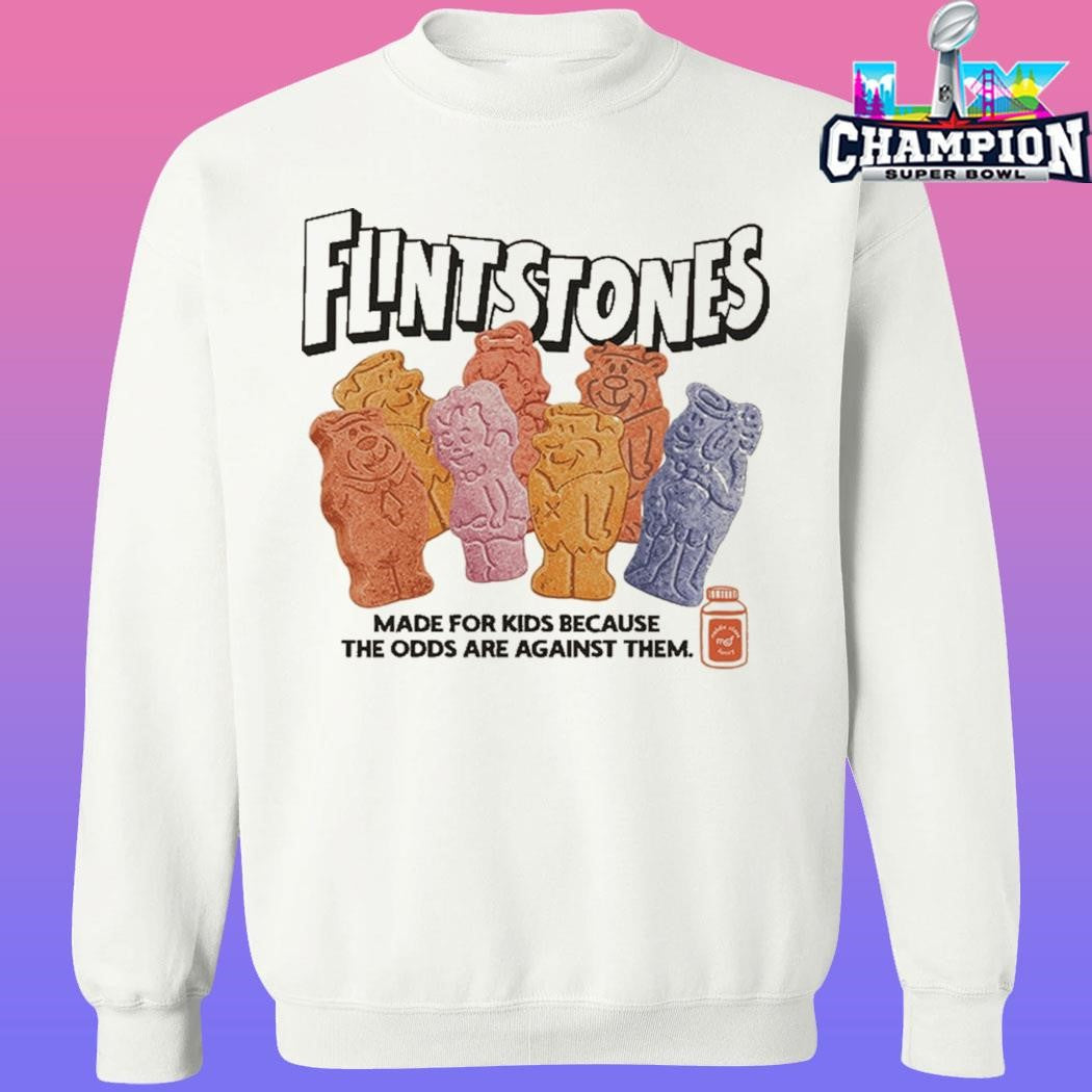 Flintstones Made For Kids Because The Odds Are Against Them Shirt