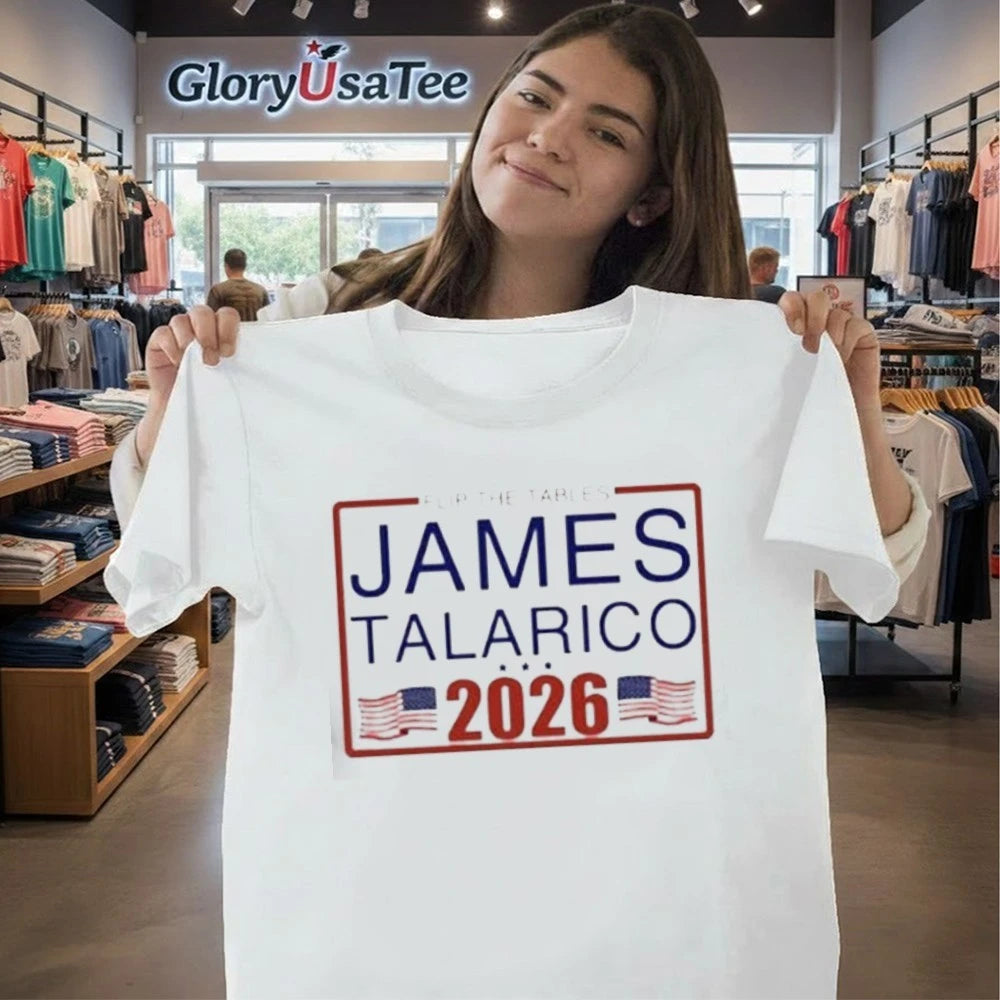 Flip the Tables James Talarico 2026 T-Shirt