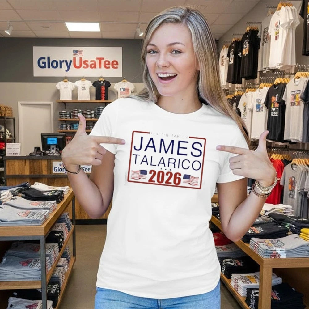 Flip the Tables James Talarico 2026 T-Shirt