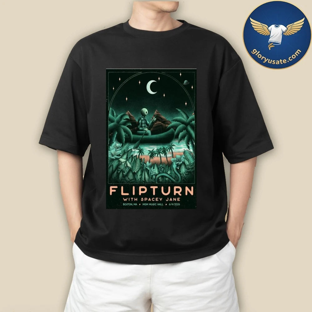 Flipturn Boston, MA June 4 2026 Concert Poster Shirt