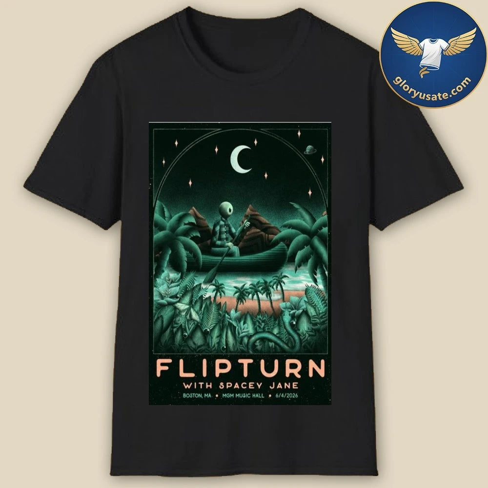 Flipturn Boston, MA June 4 2026 Concert Poster Shirt