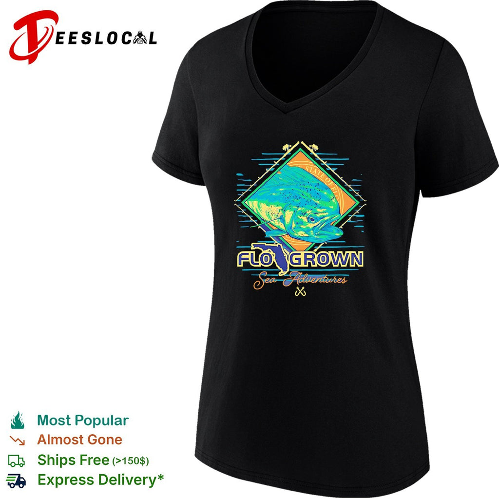 FloGrown sea adventures mahi mahi Florida shirt