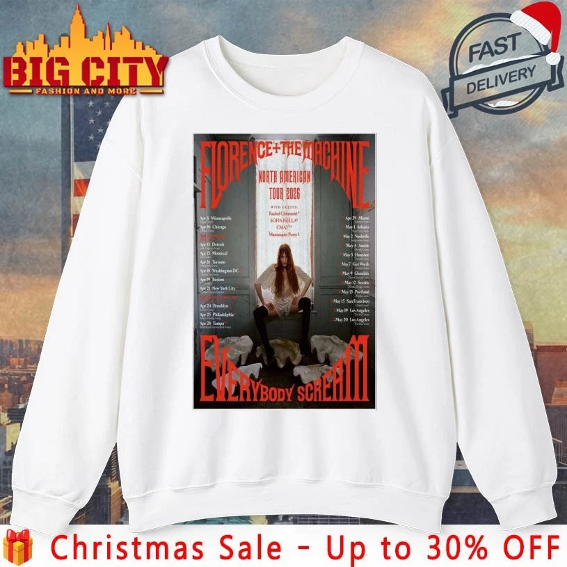 Florence The Machine Tour North American Poster shirt