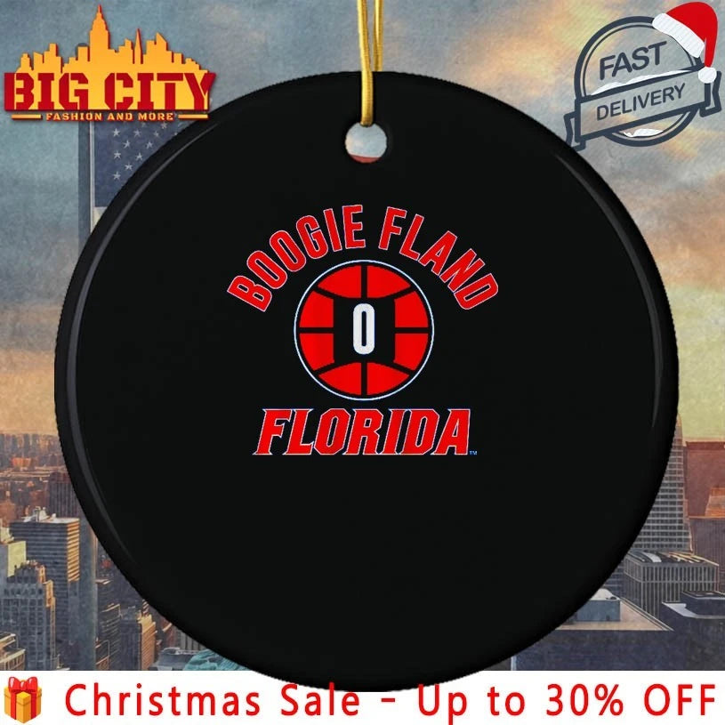 Florida Basketball Boogie Fland Name Number Ball shirt