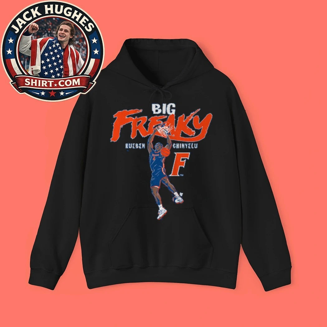 Florida Basketball Rueben Chinyelu Big Freaky Logo Shirt