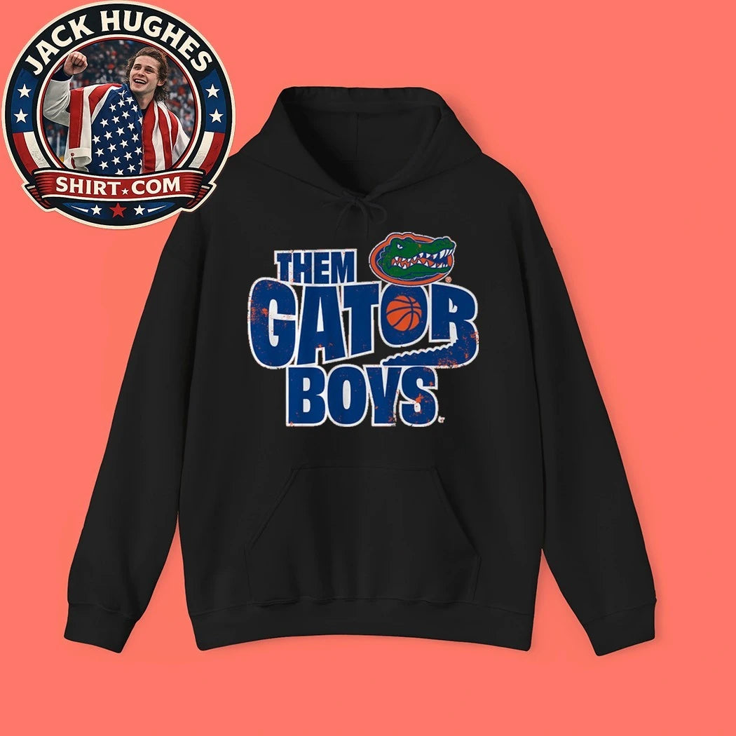 Florida Basketball Them Gator Boys 2026 Logo Graphic T-Shirt