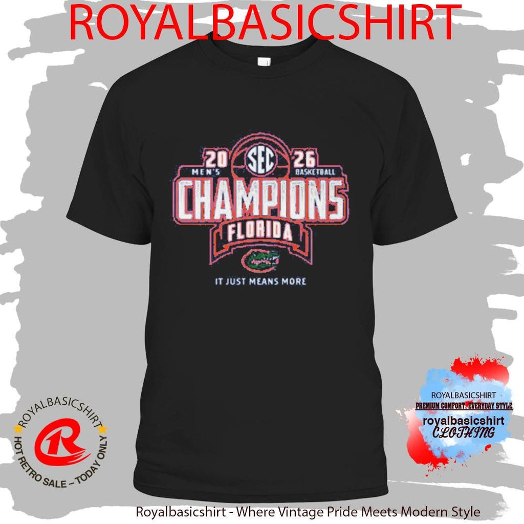 Florida Gators 2026 SEC Men’s Basketball Regular Season Champions Shirt