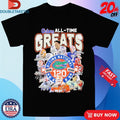 Official  Florida Gators All-Time Greats 3 Time National 120 Seasons 1906-2026 Signatures T-shirts