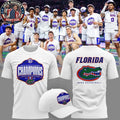 Florida Gators Basketball Southeastern Conference Champions 2026 Logo Two Sided T-Shirt