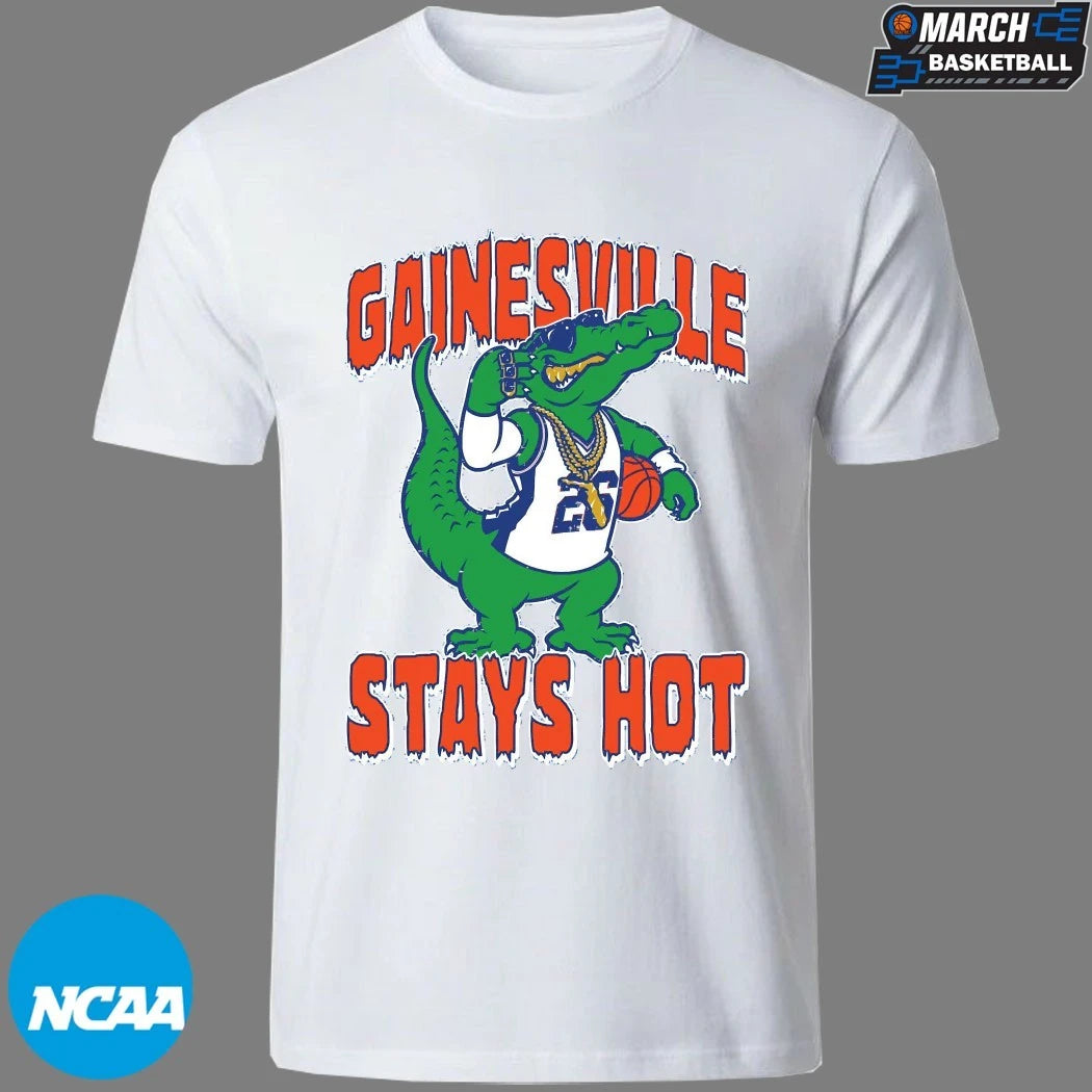 Florida Gators Gainesville Stays Hot Mascot Rings T-shirts