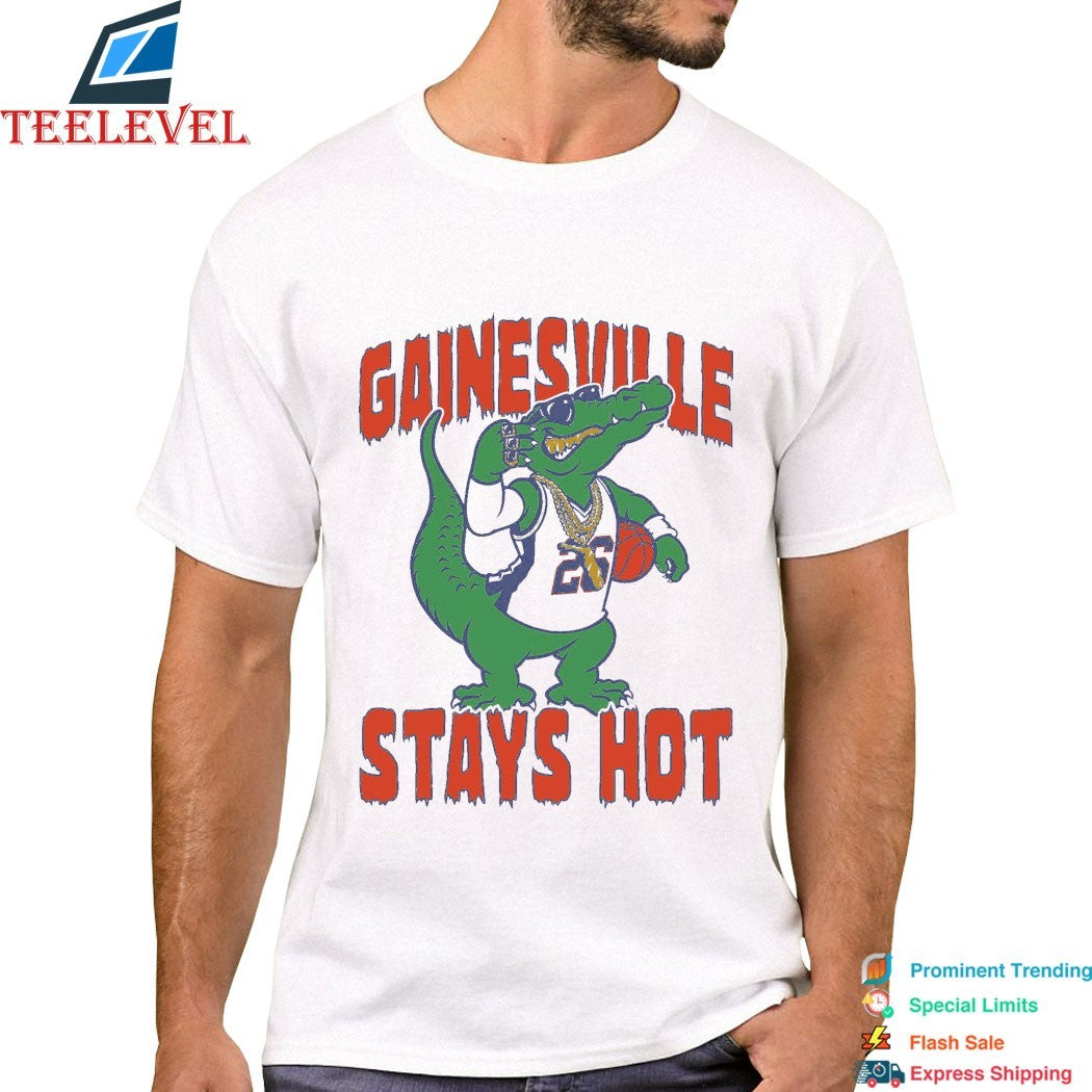 Florida Gators Gainesville Stays Hot Mascot T-shirts