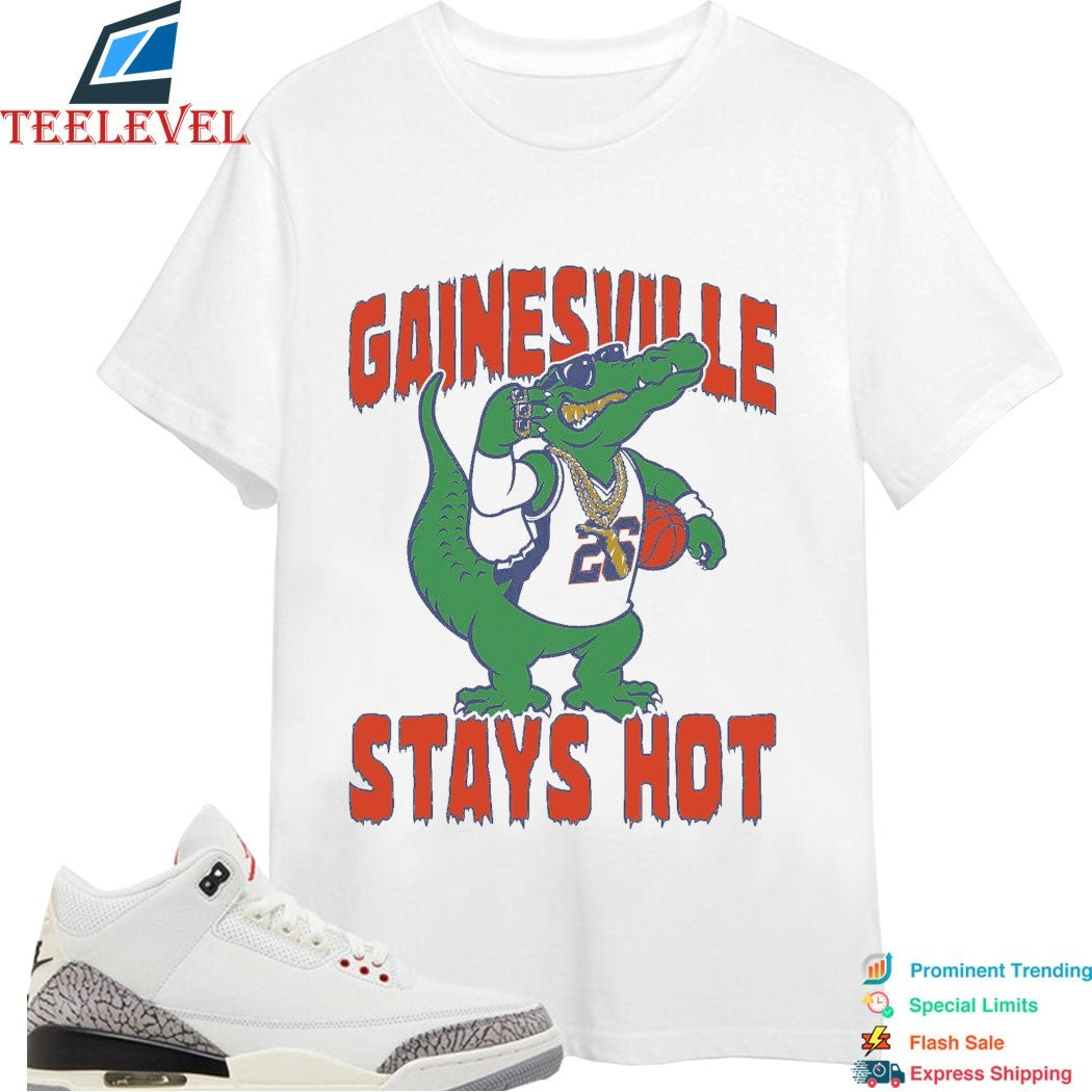 Florida Gators Gainesville Stays Hot Mascot T-shirts