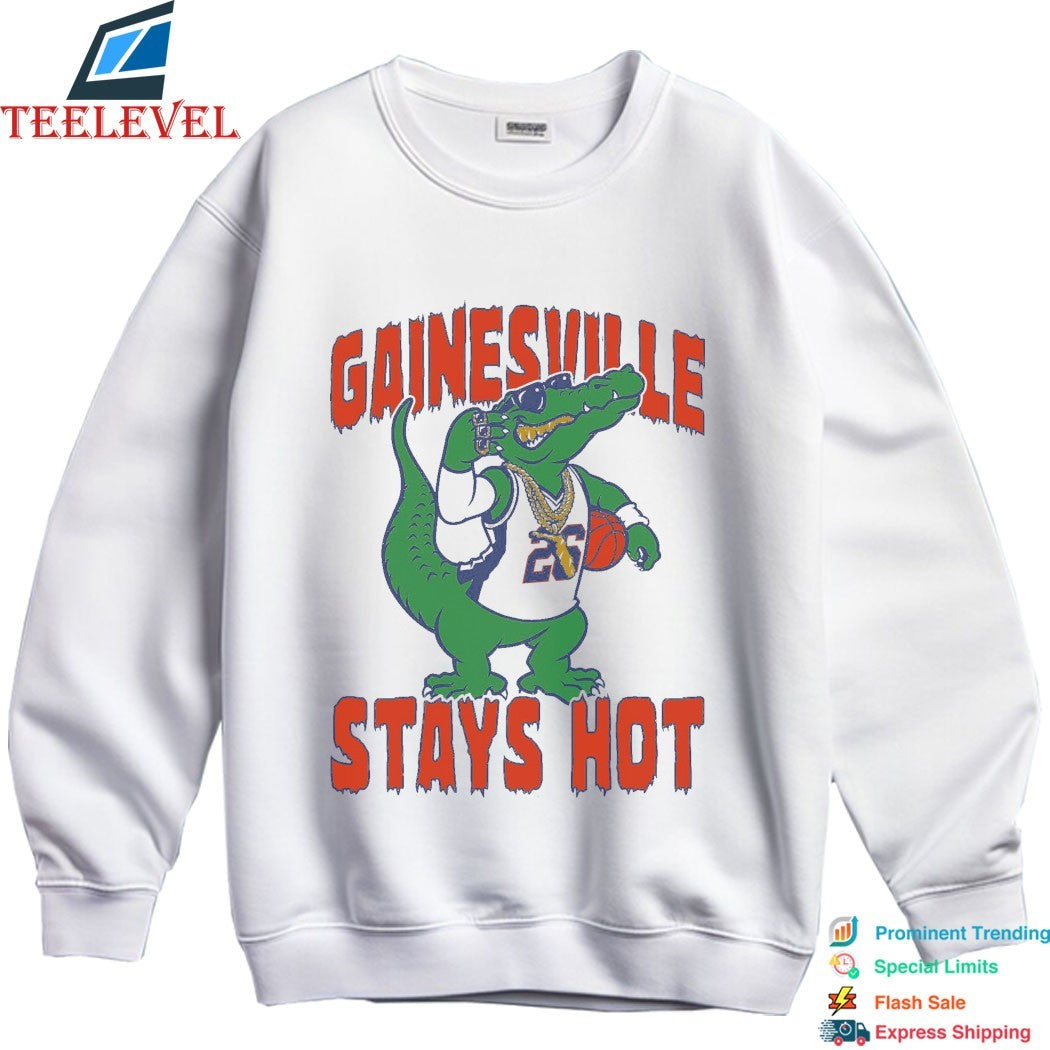 Florida Gators Gainesville Stays Hot Mascot T-shirts