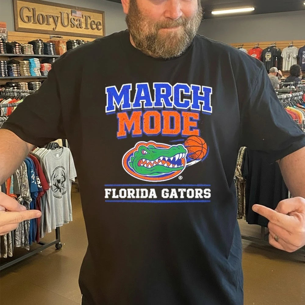 Florida Gators March Mode for Game Day and Tournament Basketball Shirt