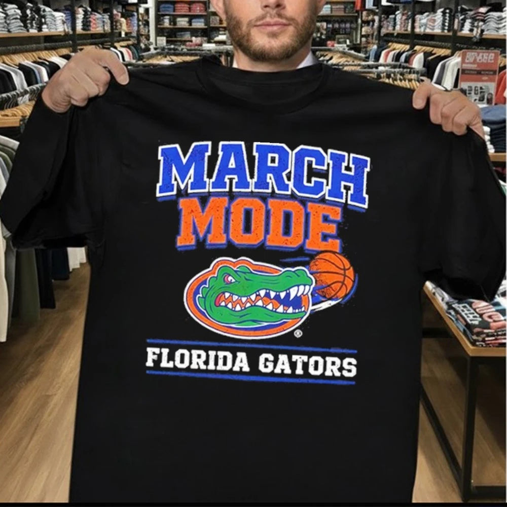Florida Gators March Mode for Game Day and Tournament Basketball Shirt