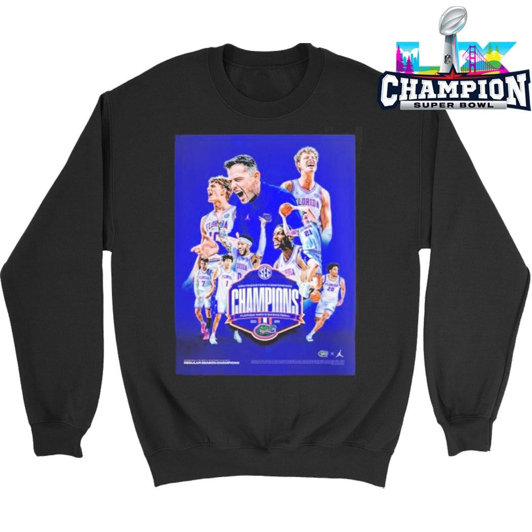 Florida Gators Men’s Basketball 2026 Sec Southeastern Conference Champions Shirt