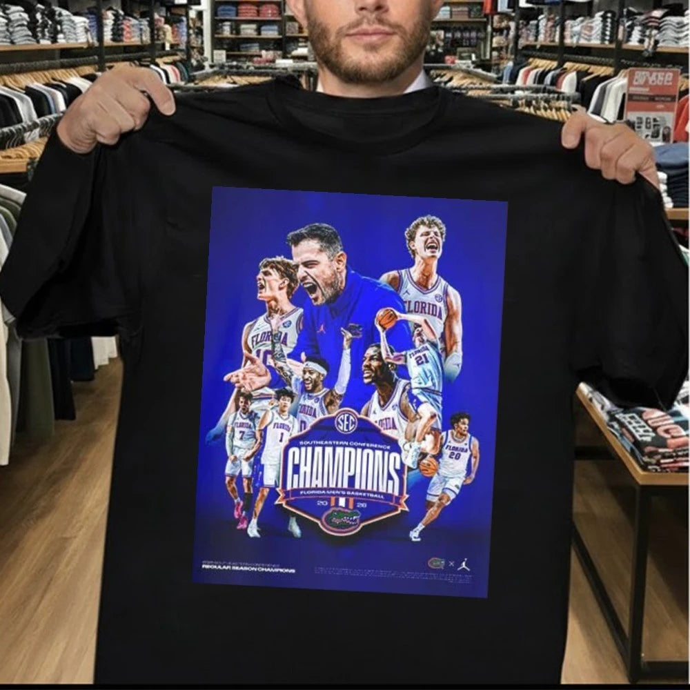 Florida Gators Men’s Basketball Is A Southeastern Conference Champions 2026 SEC Shirt