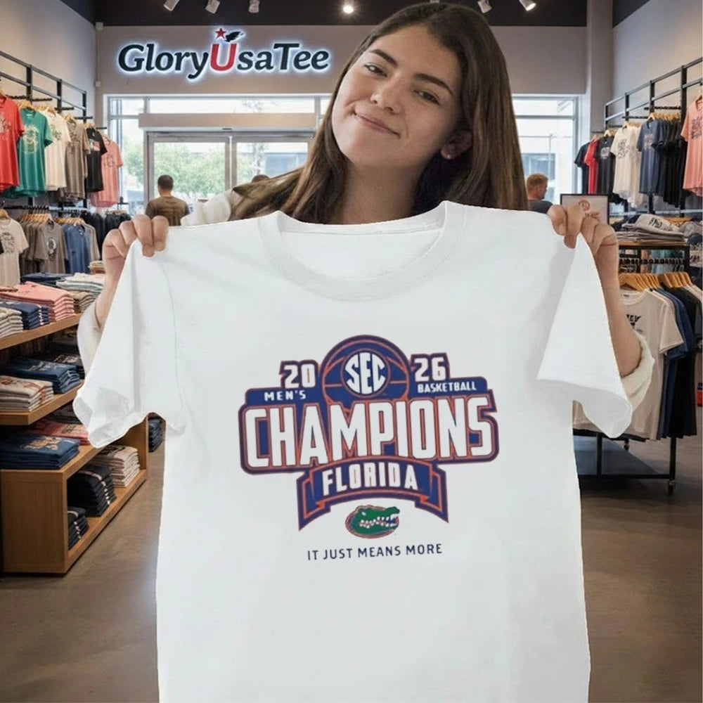 Florida Gators Merch 2026 SEC Men’s Basketball Regular Season Champions Shirt