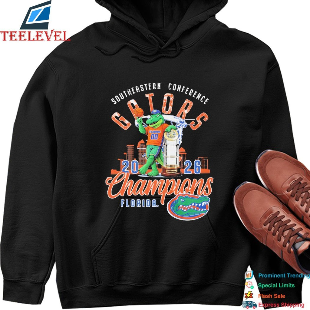 Florida Gators SEC Champions 2026 Mascot Trophy T-shirts