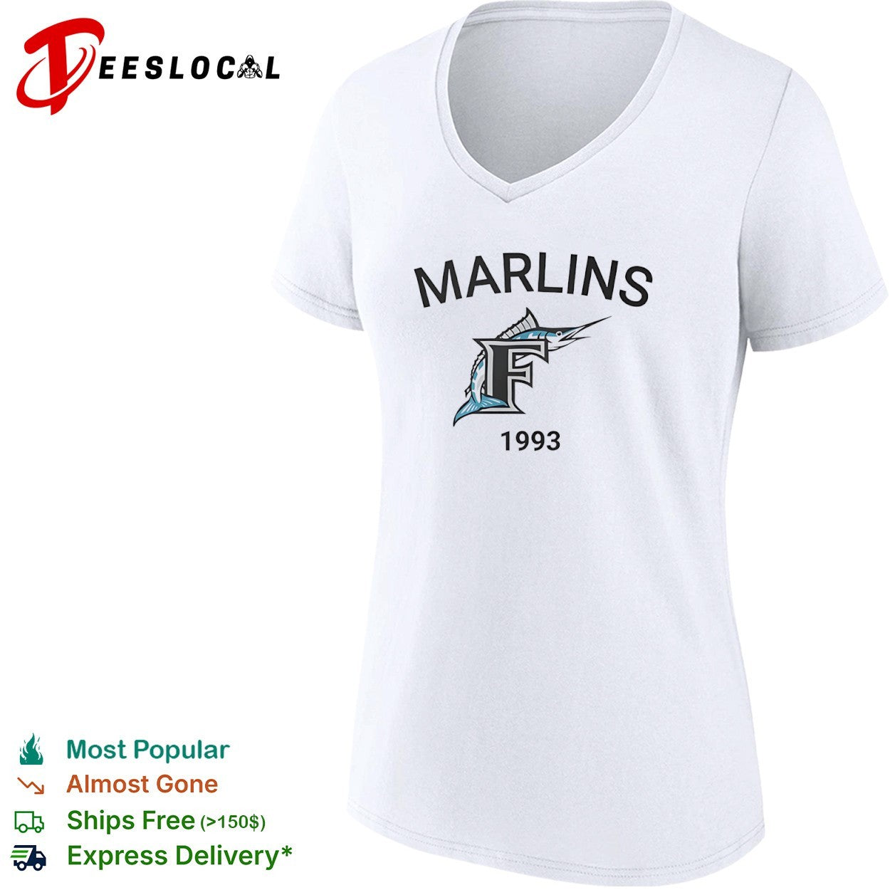 Florida Marlins 1993 logo shirt